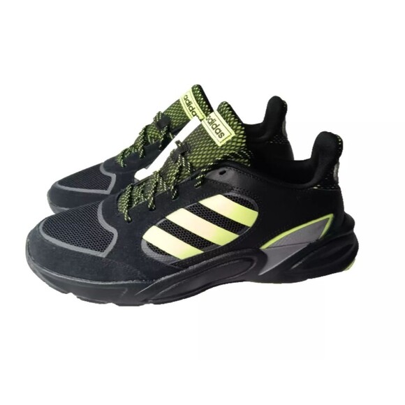 adidas 90s Valasion Shoes Men\'\'s Size 9 Sneakers Black Hi-Res Yellow EG5639 main image 5